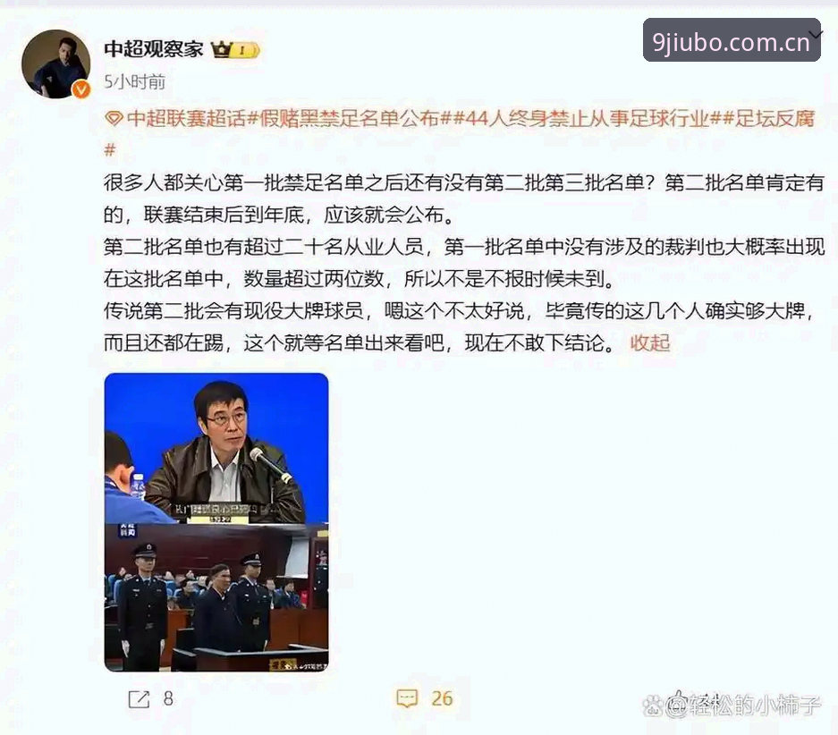 资深体育观察者分享足协第三批禁足名单深度解读：用九博APP追踪事件全记录的实战心得